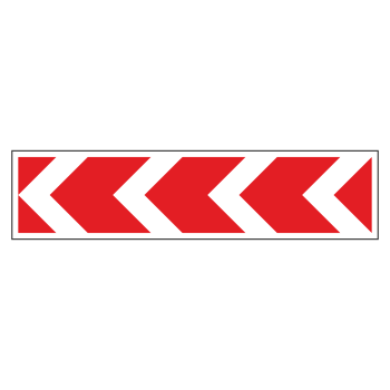 Дорожный знак 1.34.2 «Направление поворота» (большой)